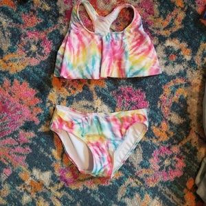 Tie dye Swim girls Med